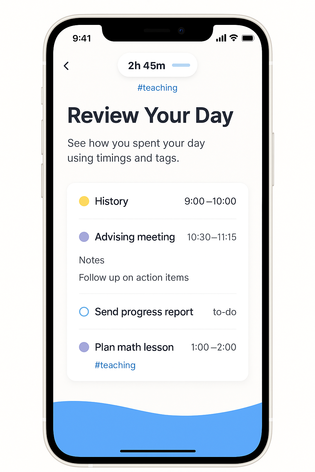 Review your day